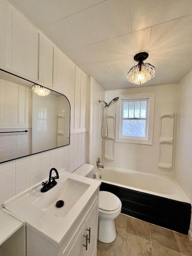 1612 S Jefferson St, Ava, MO 65608 - full bathroom with vanity, shower / tub combination, and tasteful backsplash
