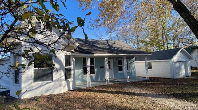 view of bungalow-style home