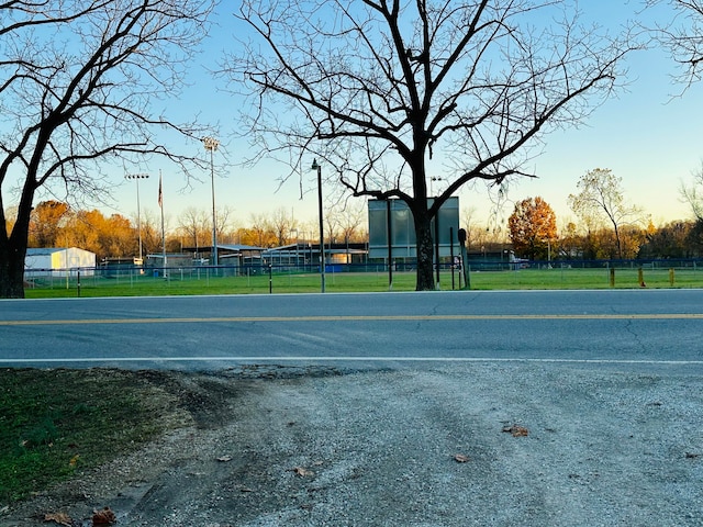 view of road