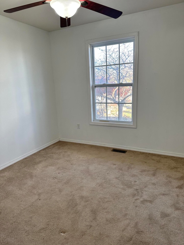 empty room with light carpet