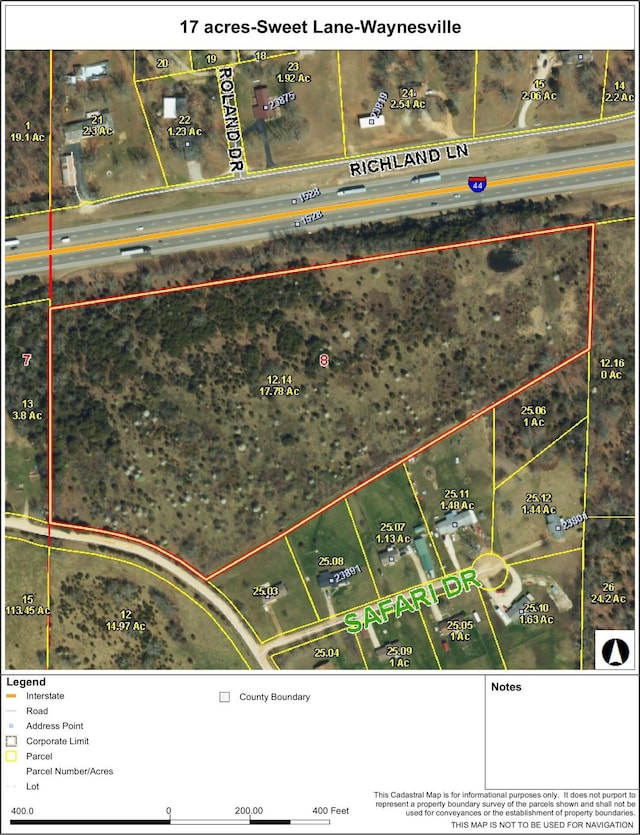 000 Sweet Ln, Waynesville MO, 65583 land for sale