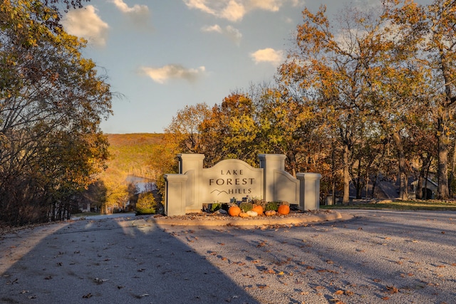 view of community / neighborhood sign