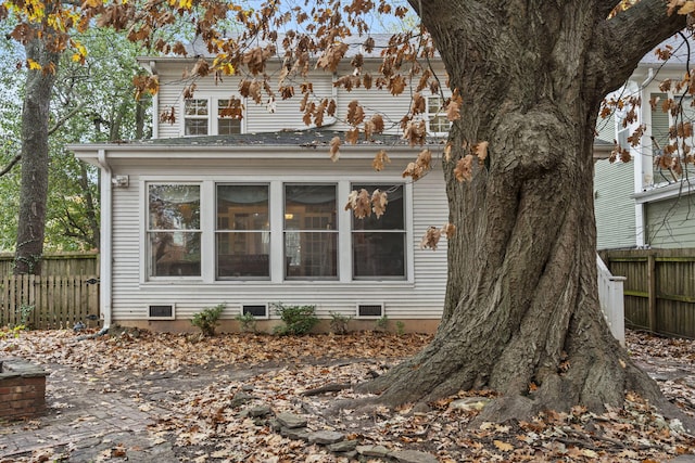 view of home's exterior