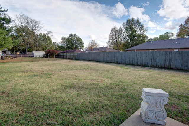 view of yard