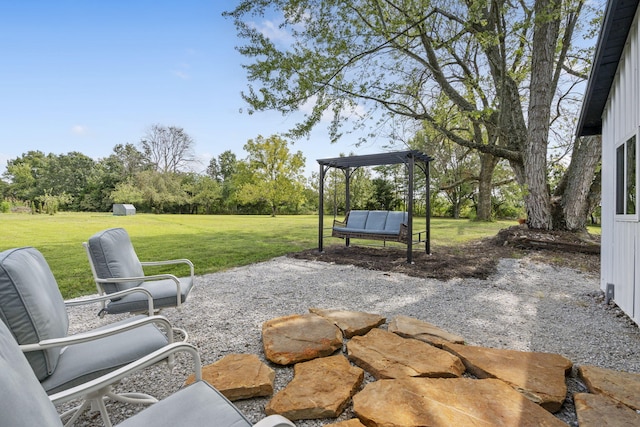 view of patio