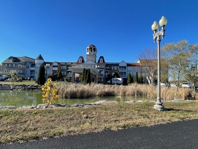 view of property featuring a water view