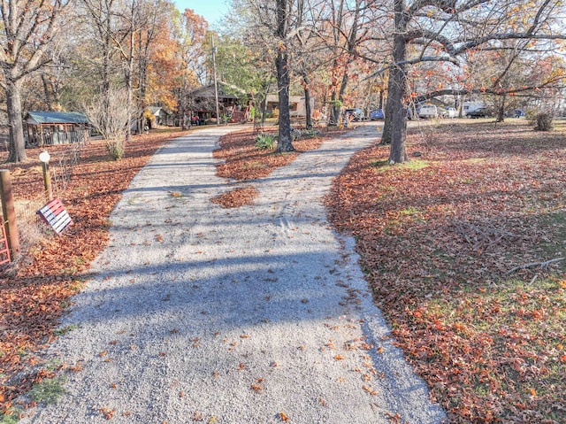 view of road