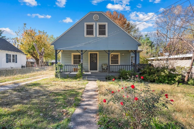 bungalow with covered porch