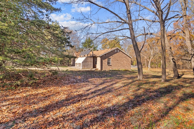 view of home's exterior