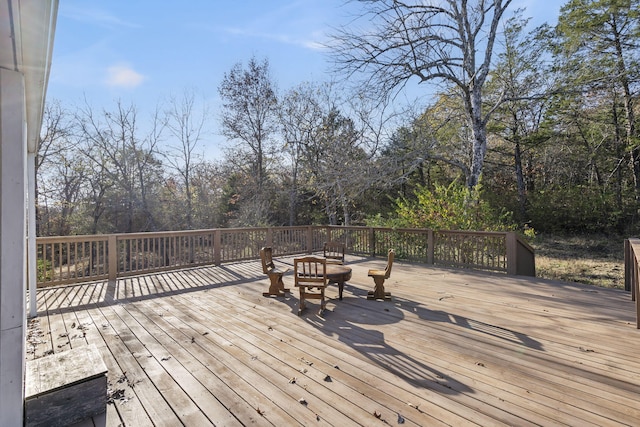 view of deck