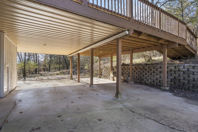 view of patio / terrace featuring a deck