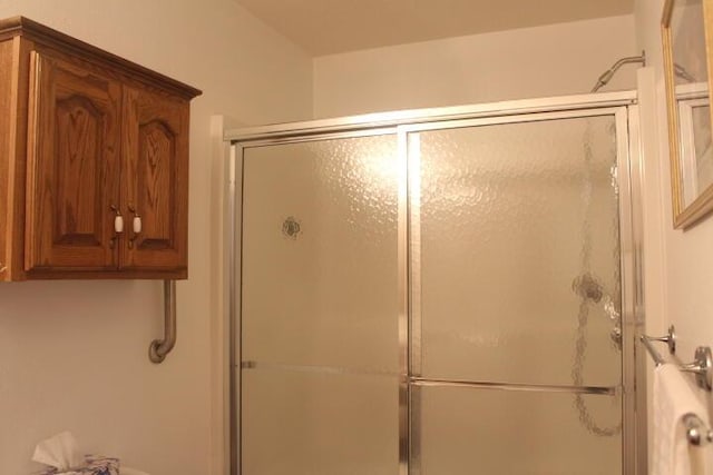 bathroom with walk in shower