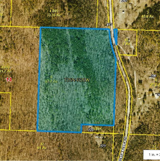 473 Blue Creek Rd, Chadwick MO, 65629 land for sale