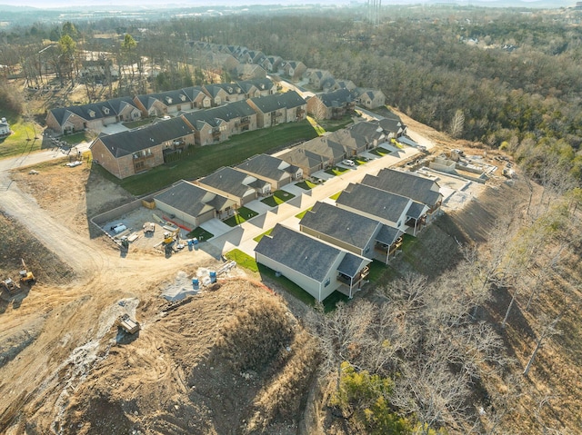 birds eye view of property featuring a residential view