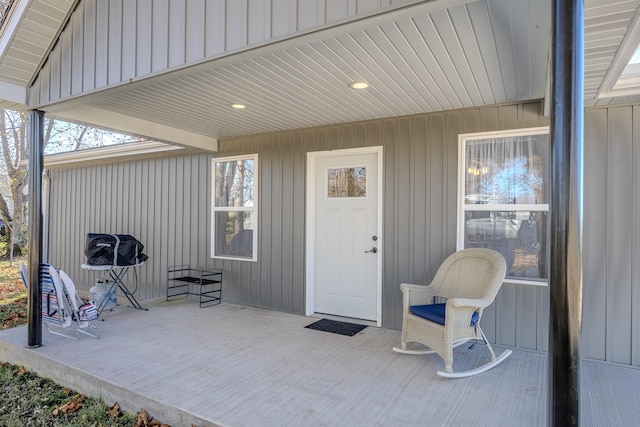 view of patio / terrace featuring a deck