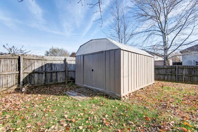 view of outdoor structure