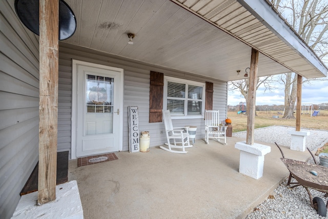 view of patio / terrace featuring a porch