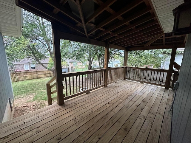 view of deck