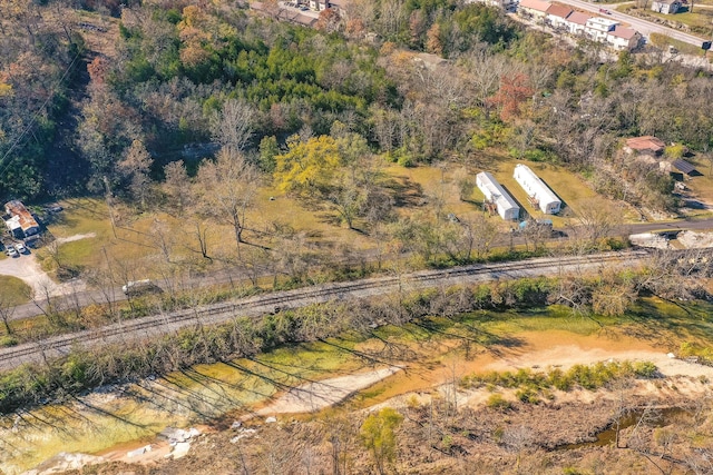 aerial view of property's location
