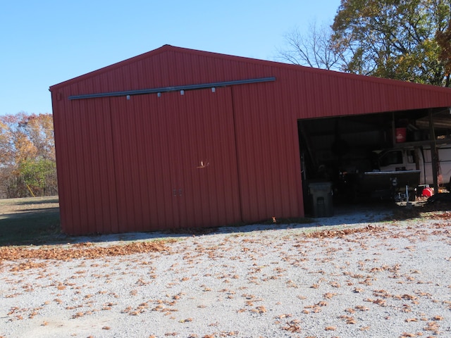 view of outbuilding