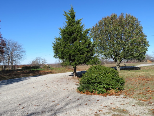 view of street featuring a rural view