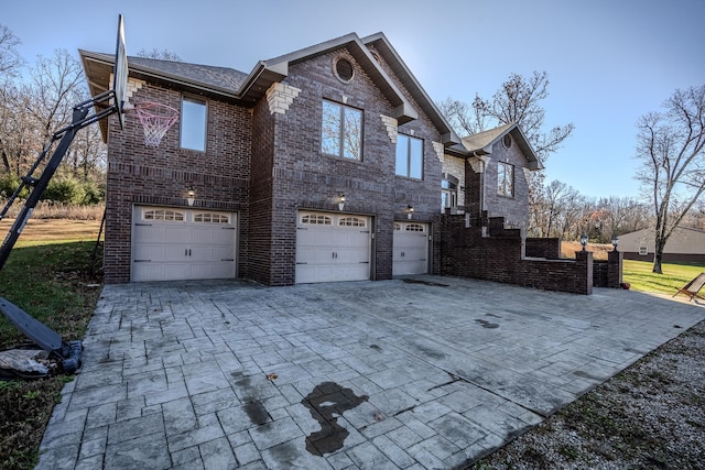 view of home's exterior featuring a garage