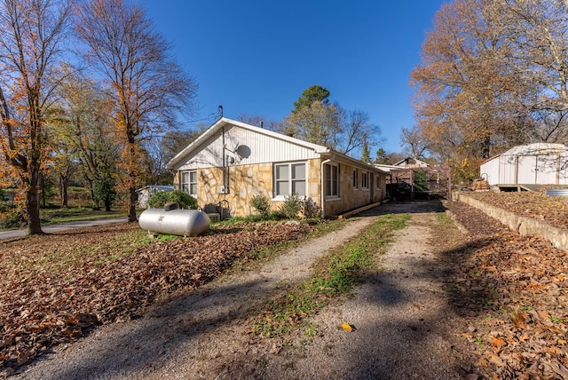 view of side of home