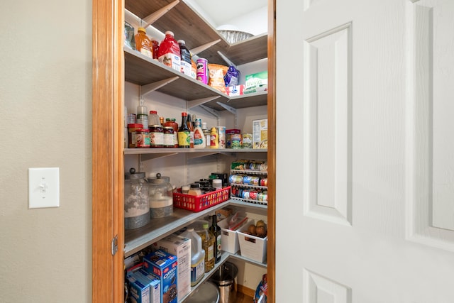 view of pantry