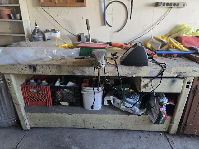 106 N Main St, Greenfield, MO 65661 - misc room with concrete floors
