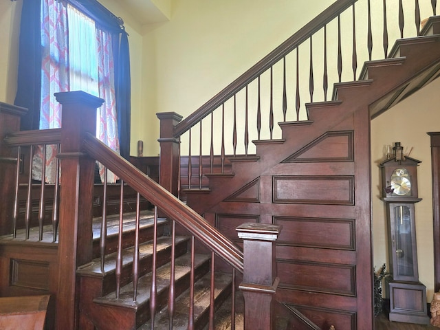 view of staircase