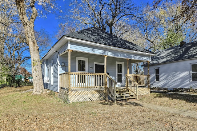 bungalow-style home featuring covered porch