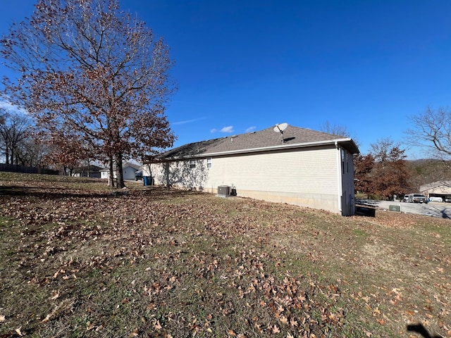 view of property exterior featuring cooling unit