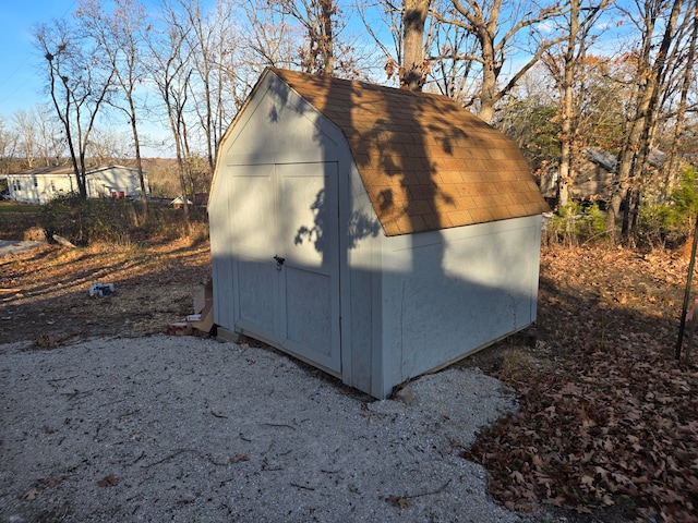 view of outbuilding