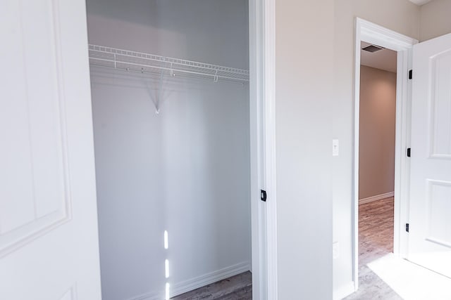 view of closet