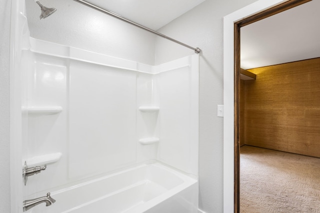 bathroom with shower / bath combination