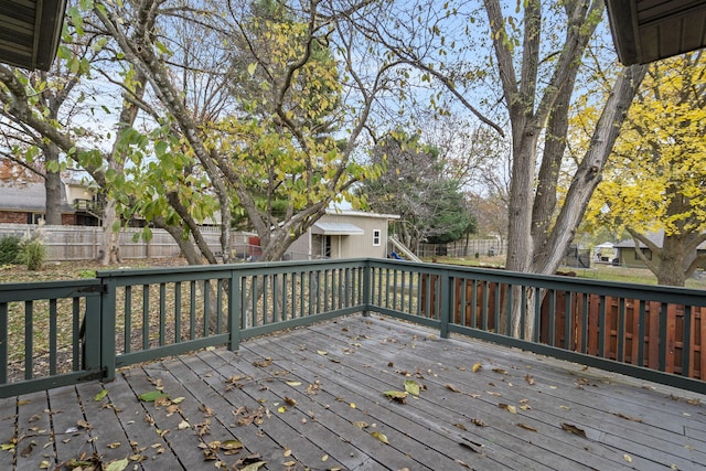 view of deck