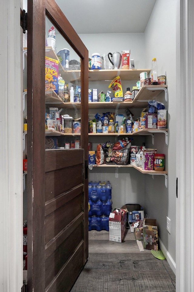 view of pantry