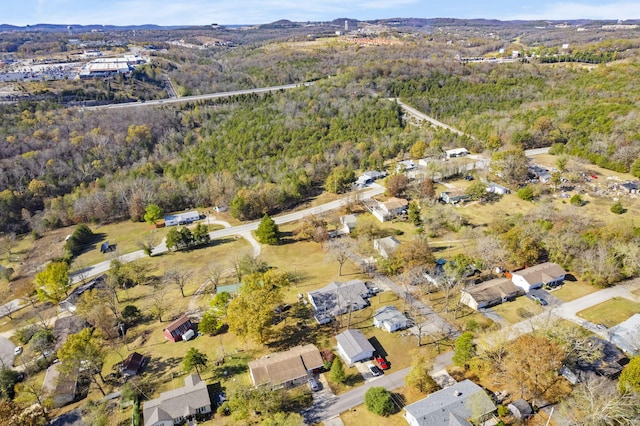 364 W Rd, Branson, MO 65616 - aerial overview of property's location with a forest