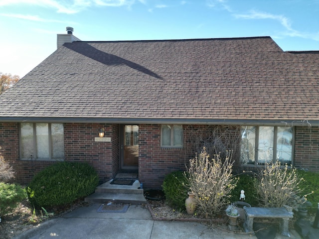 view of front of home