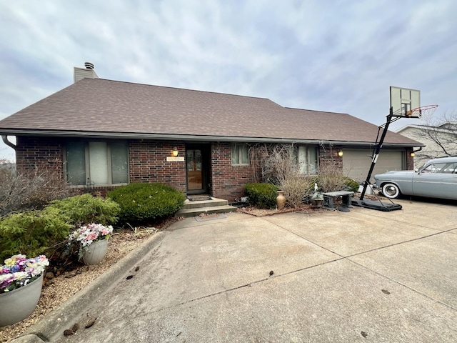 view of ranch-style house