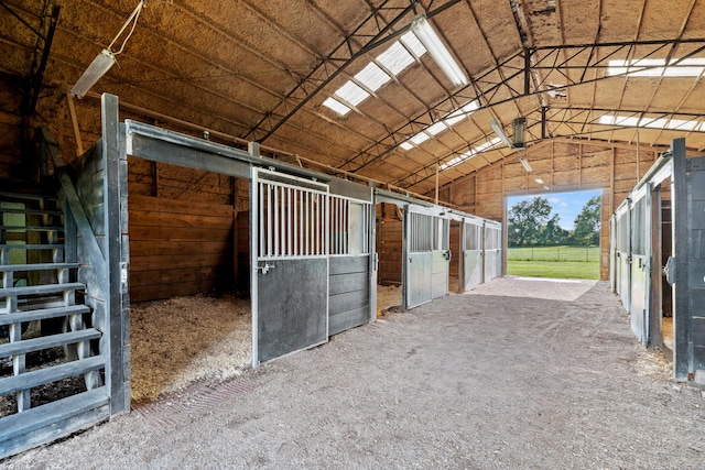 view of stable