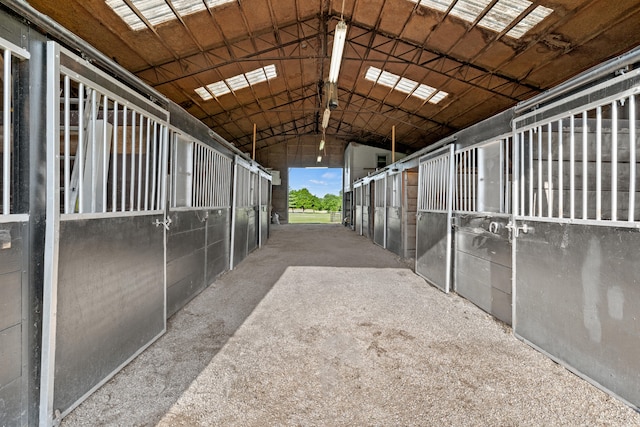 view of stable