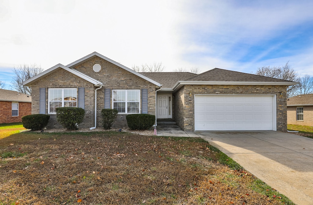 ranch-style house with a garage