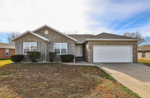 ranch-style house with a garage