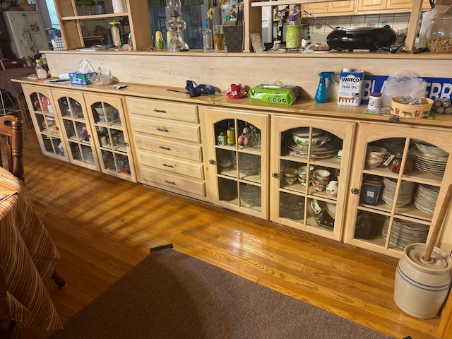 room details with hardwood / wood-style floors