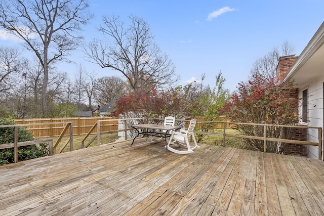 view of deck