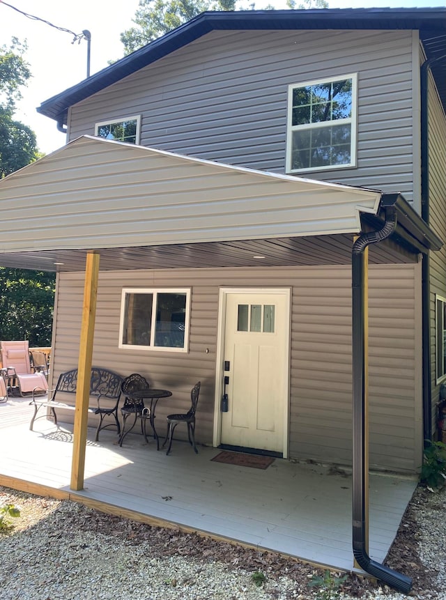 view of rear view of house