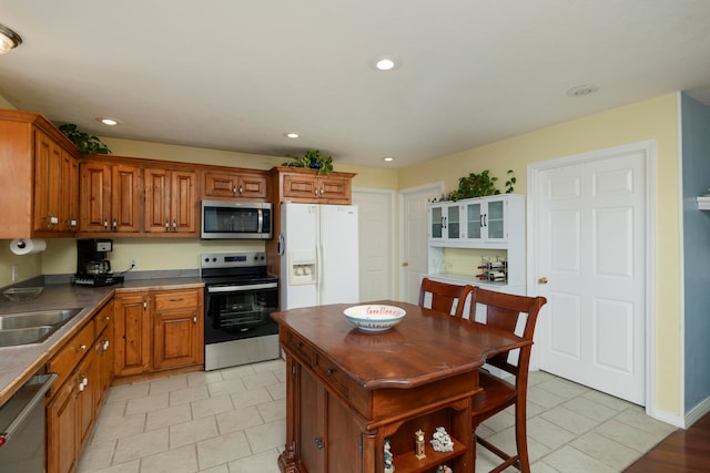 kitchen featuring sink and stainless steel appliances