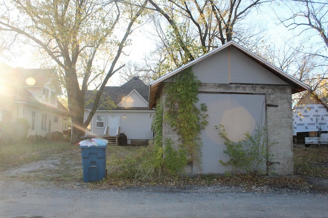 view of side of home