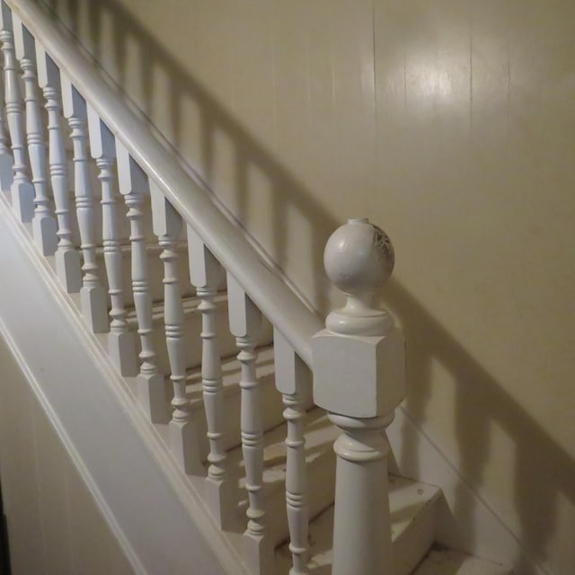 view of staircase